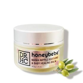 DR.HC Honeybebe’ Mama Nipple Soothing & Baby Healing Balm (100% Organic, Natural & Vegan) (40g, 1.4 oz.)