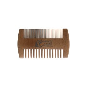 EcoEdge Dual-Sided Bamboo Beard Comb