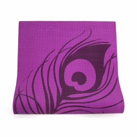 Peacock Feather Yoga & Pilates Mat