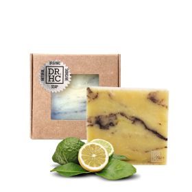 DR.HC All-Natural Skincare Face Soap - Bergamot Bliss (110g, 3.8oz.) (Anti-acne, Skin brightening, Oil balancing, Anti-aging...)