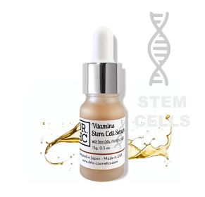 DR.HC Vitamins Stem Cell Serum (15g, 0.5oz.) (with Plant Stem Cells, Multi-Vitamins & CoQ10) (Skin recovery, Firming, Plumping, Age-reversing, Toning.