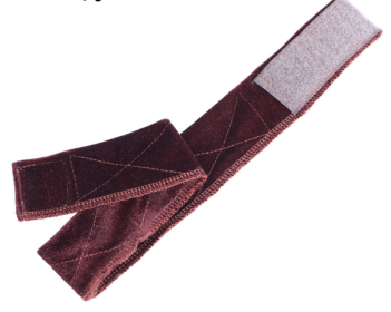Flexible Velvet Adjustable Wig Grip Headband (Color: Coffee)