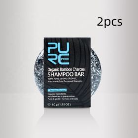 Bamboo Charcoal Shampoo Soap Bar (Option: 2pcs)