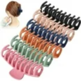 6 Pack Big Claw Clips 4.3 Inch Giant Matte Hair Claw Clips For Women And Girls 6 Color Large Jaw Hair Clips Strong Hold (Option: 6pcs)