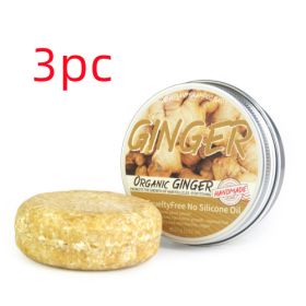 Resh Ginger Shampoo Bar – Scalp Refresh & Dandruff Control (60g) (Option: 3pcs 60g Ginger)