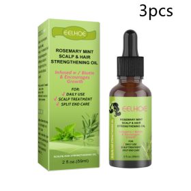 Rosemary Mint Scalp Serum – Growth Support & Cooling Care (59ml) (Option: 59ml 3pcs)