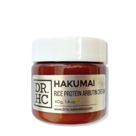 DR.HC Hakumai Rice Protein Arbutin Cream (25~40g, 0.9~1.4oz) (Skin brightening, Anti-acne, Anti-blemish, Anti-aging...) (Size: Small (25G))