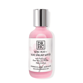 DR.HC Kojic Acid + Rose Sakura Water (70~120ml, 2.4~4.0fl.oz.) (Skin brightening, Anti-blemish, Anti-scar, Skin recovery...) (Size: 120Ml (Refill))