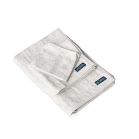 Wai Lana Green™ Eco-Friendly Bamboo Bath, Hand & Wash Towel Set (Wai Lana: Peony White)