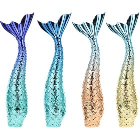 4pcs Mermaid Lip Gloss Tube Empty Lip Gloss Tubes Clear Lip Gloss Eyelash Tubes (style: Eyeliner tube, Color: SET 1)