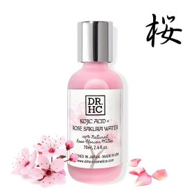DR.HC Kojic Acid + Rose Sakura Water (70~120ml, 2.4~4.0fl.oz.) (Skin brightening, Anti-blemish, Anti-scar, Skin recovery...) (Size: 70Ml)