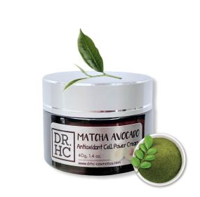 DR.HC Matcha Avocado Antioxidant Cell Power Cream (25~40g, 0.9~1.4oz) (Anti-aging, Skin recovery, Skin toning, Anti-pollution...) (Size: Big (40G))