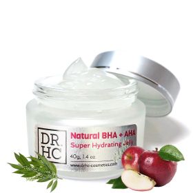DR.HC Natural BHA + AHA Super Hydrating Jelly (25~40g, 0.9~1.4oz) (Skin brightening, Anti-acne, Anti-blemish, Oil balancing, Anti-aging...) (Size: Big (40G))
