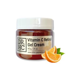 DR.HC Vitamin C Retinol Gel Cream (25~40g, 0.9~1.4oz.) (Skin brightening, Anti-aging, Anti-blemish, Anti-acne...) (Size: Big (40G))