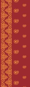 Incense - Aquamarine & Rich Red (Color: Rich Red)